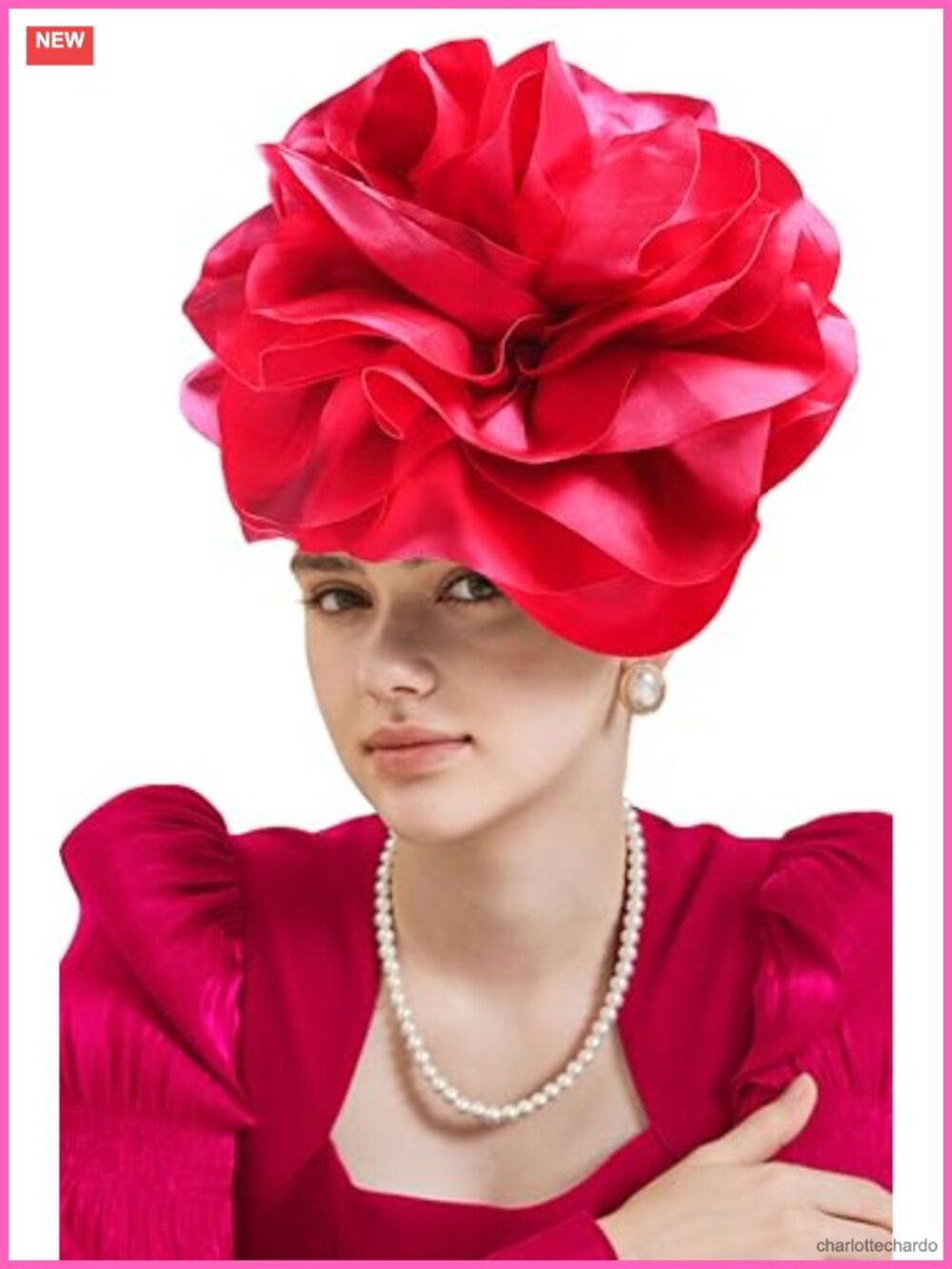 Polyester Flower Fascinator Hat with Hair Clip and Headband for Wedding Tea